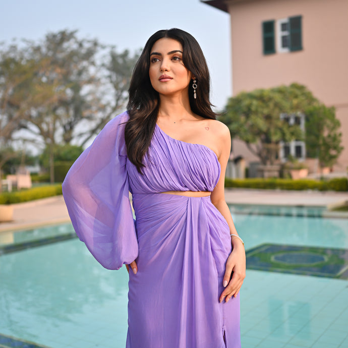 Powdered Plum Dress
